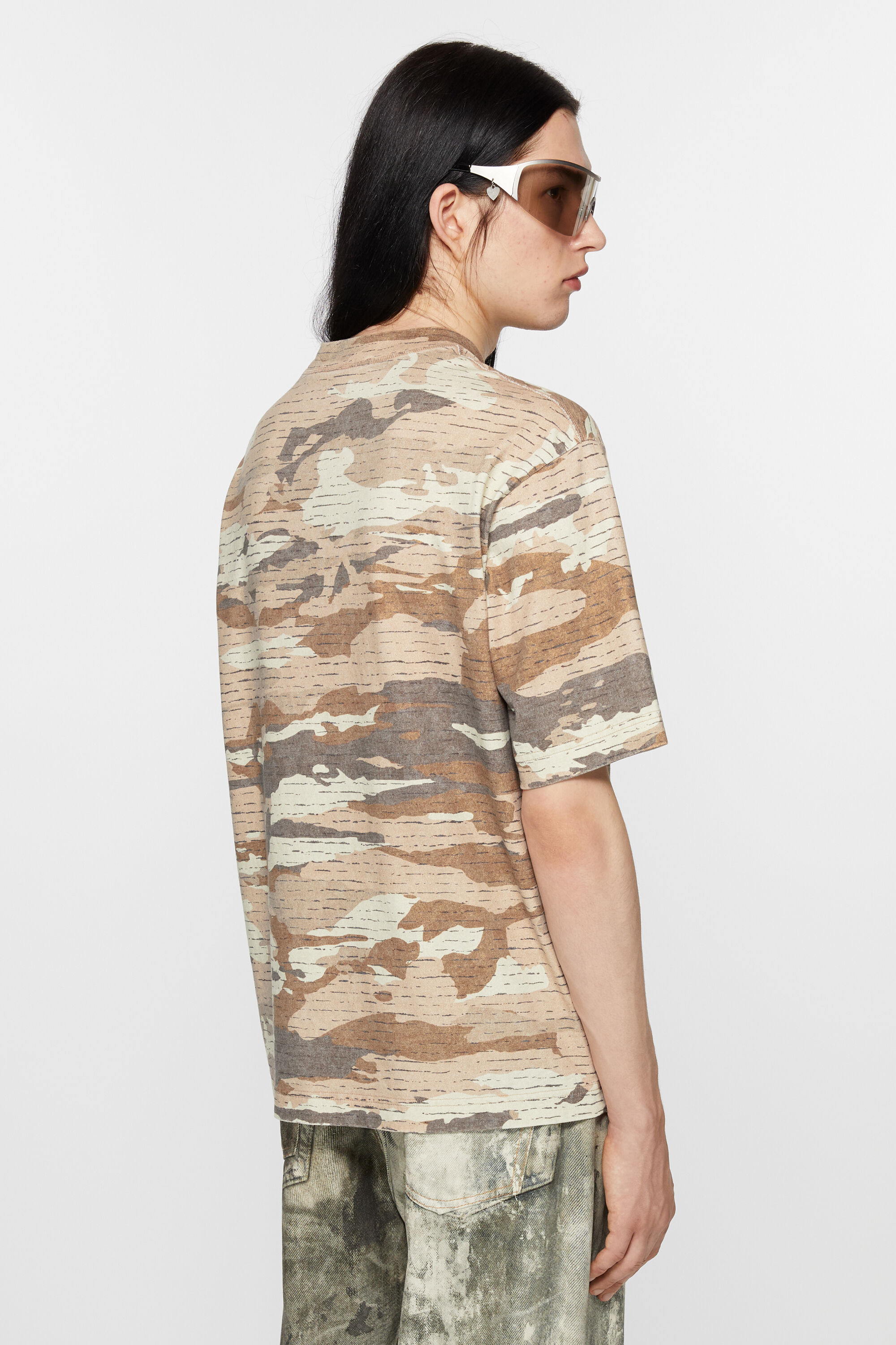Acne Studios Green Camouflage T-Shirt