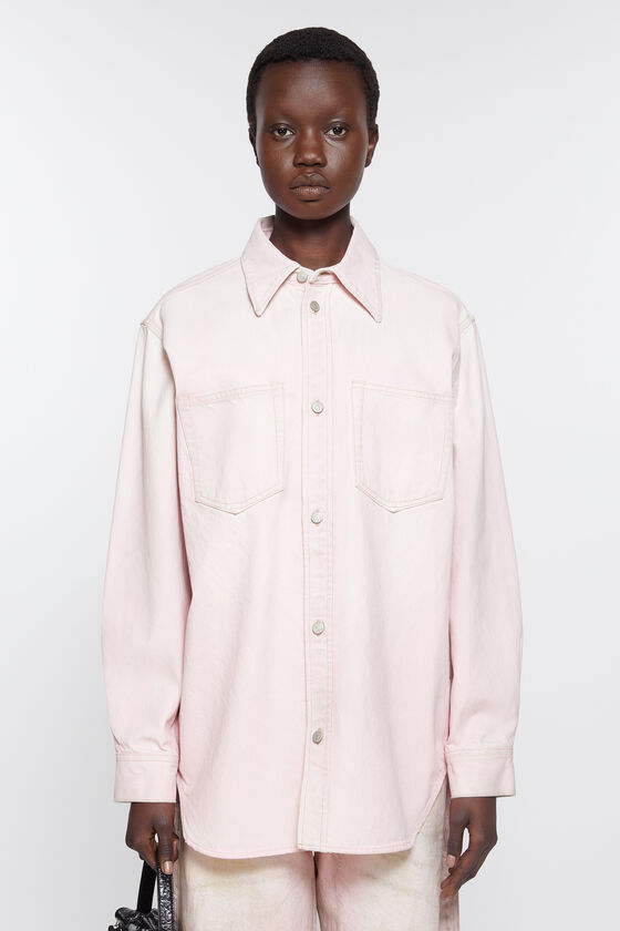 Acne Studios Jeanshemd mit Knopfleiste - Lockere Passform