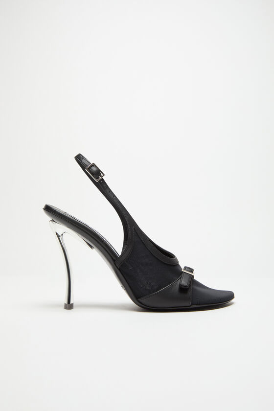 Acne Studios Mesh slingback heels Laufsteg-Show