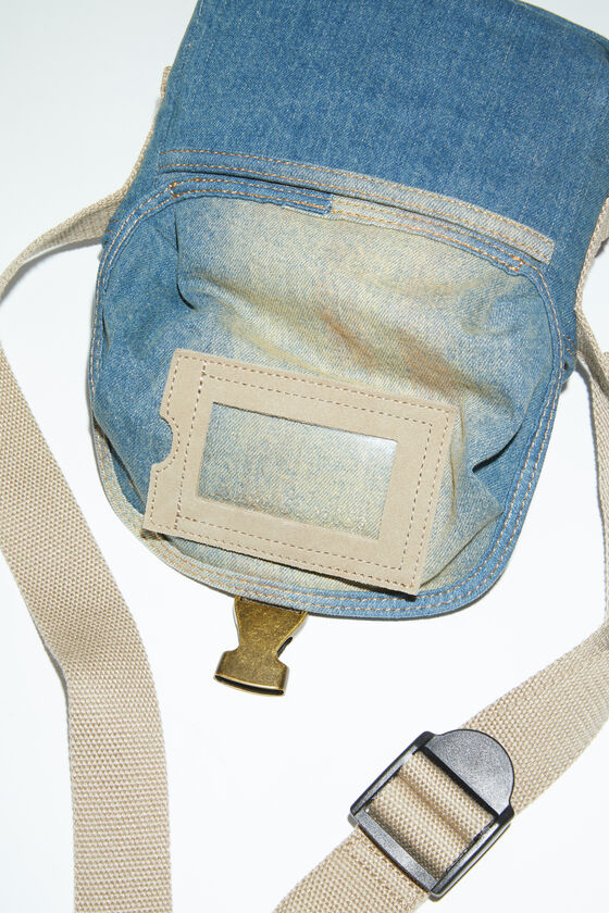 Acne Studios Mini Denim Messenger Bag - Farfetch