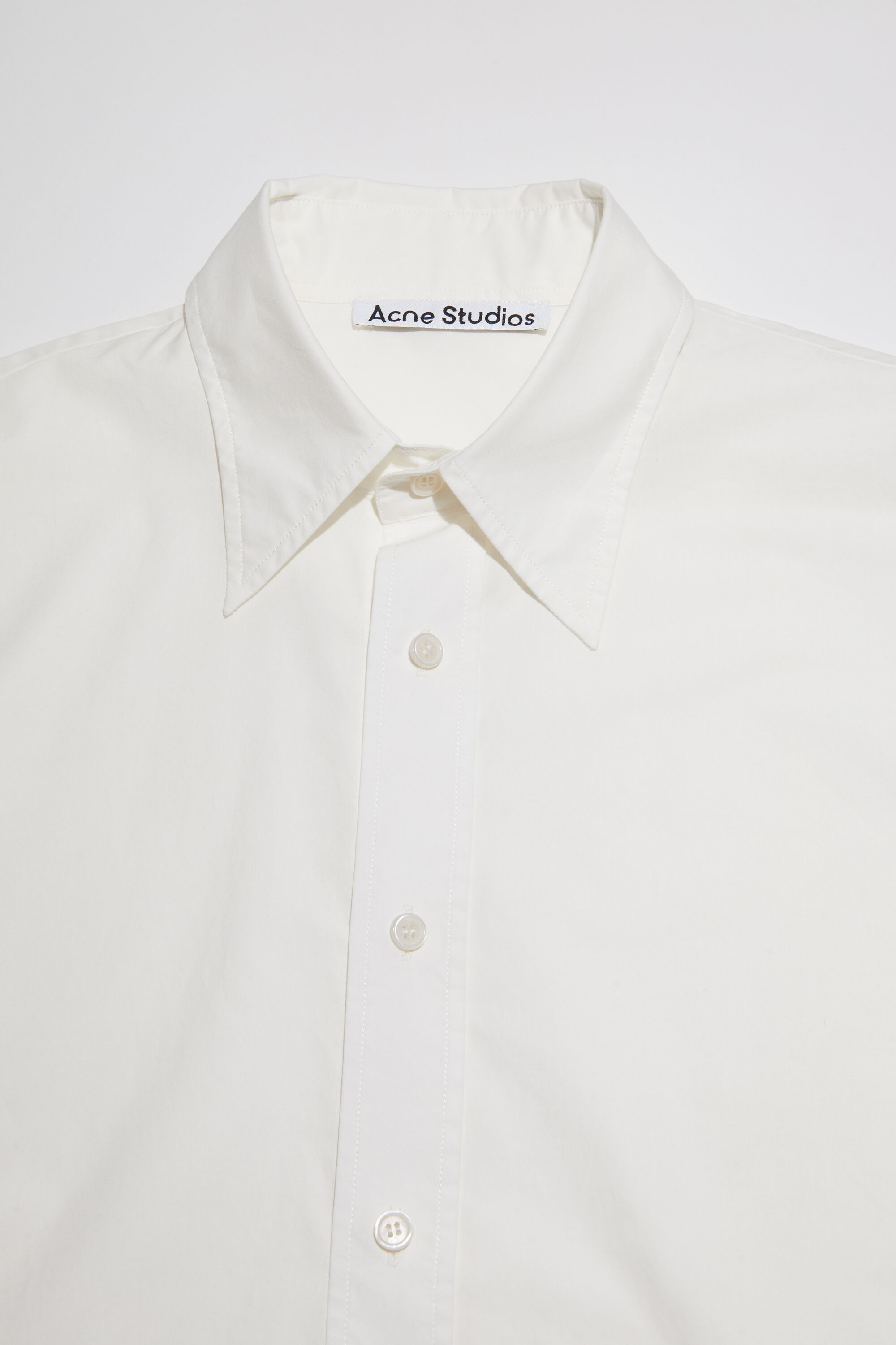 Acne Studios - フィットボタンアップシャツ - ホワイト