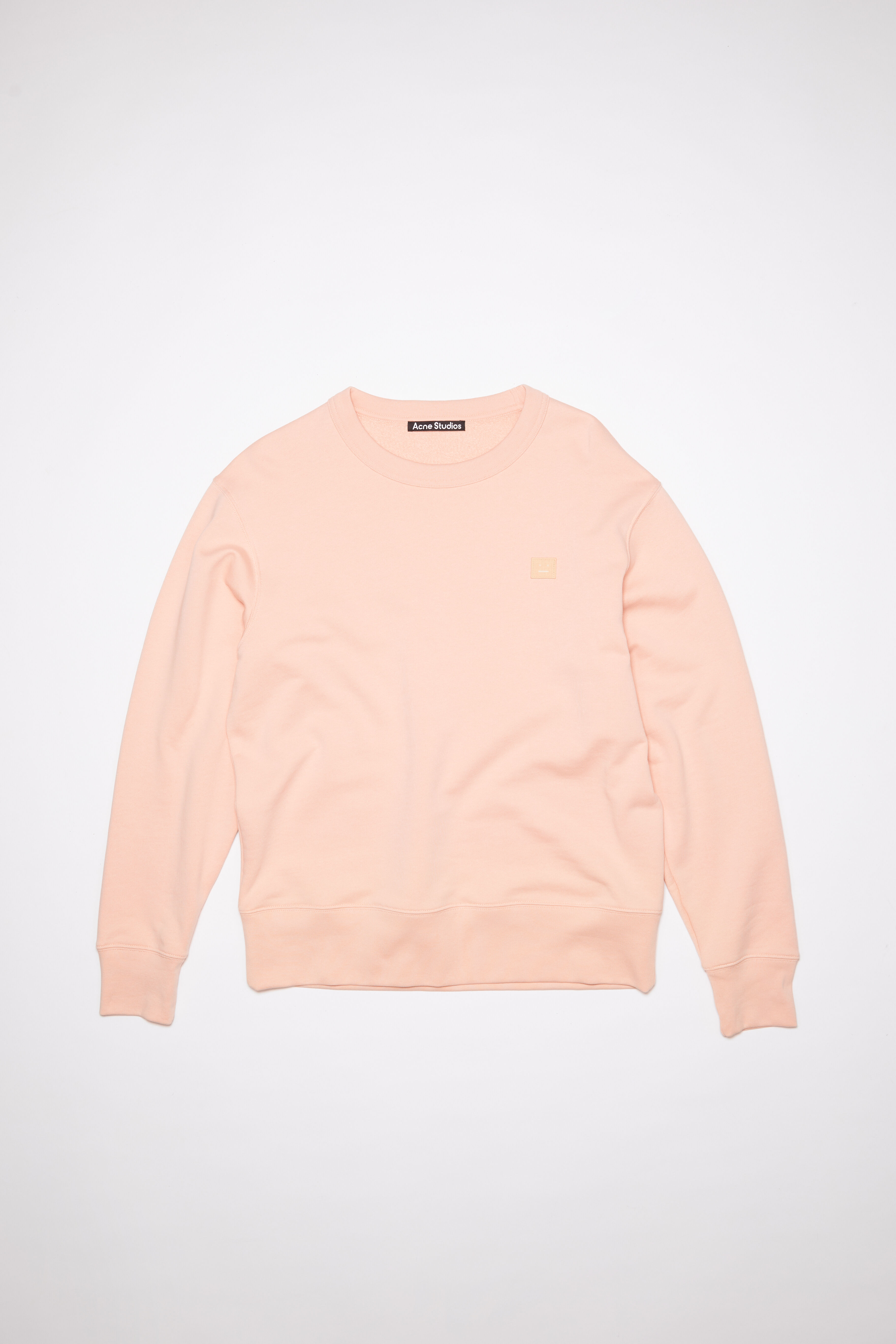 Acne Studios - Crew neck sweatshirt - Regular fit - Powder pink