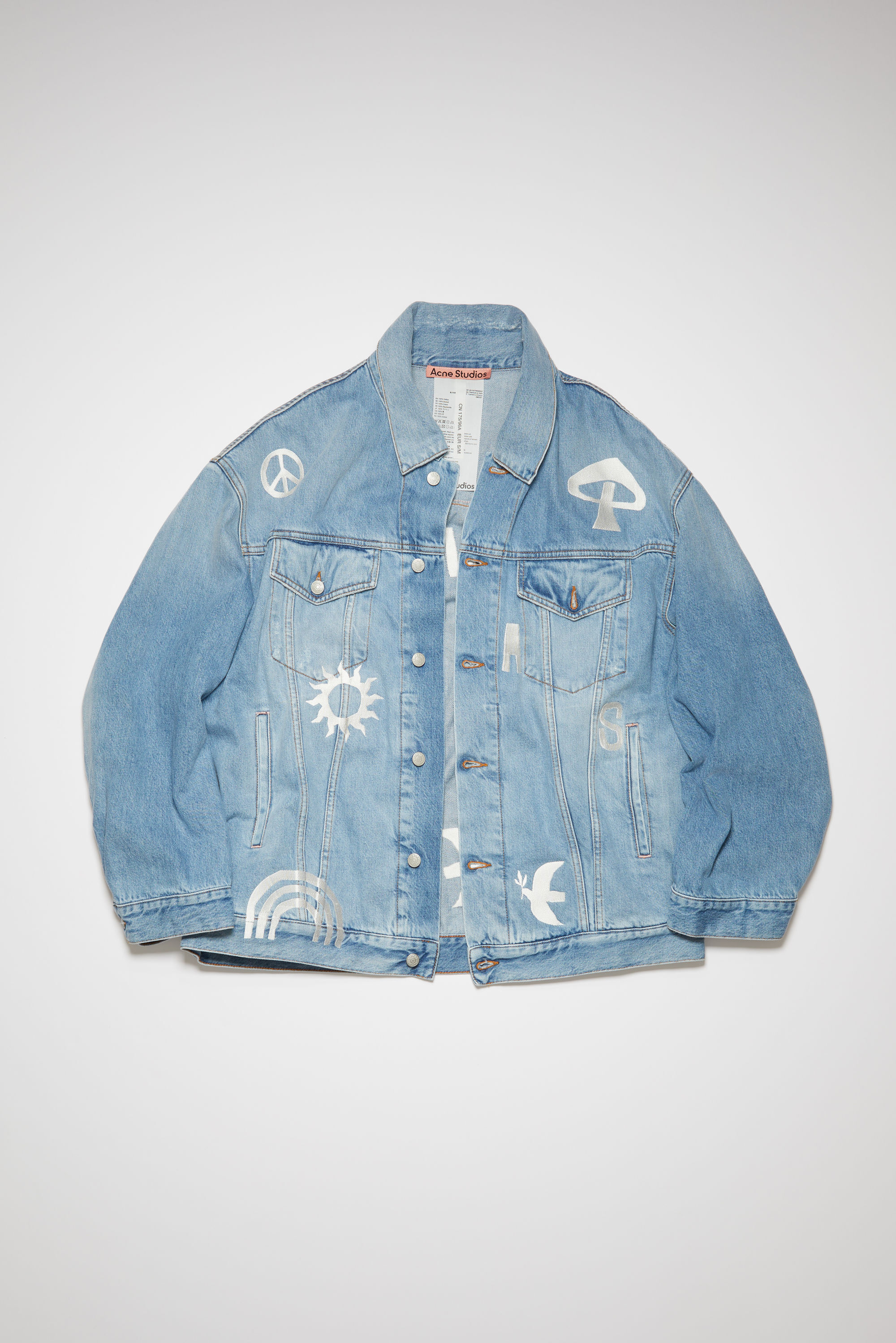 Acne Studios Soft Padded Jacket in Light Blue | FWRD