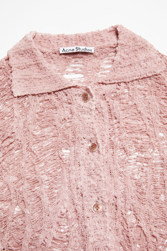 Acne Studios - Loose knit cardigan - Pastel pink