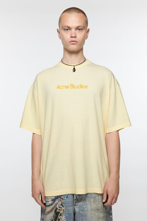 Acne Studios Verschwommenes Logo-T-Shirt - Entspannte Unisex-Passform