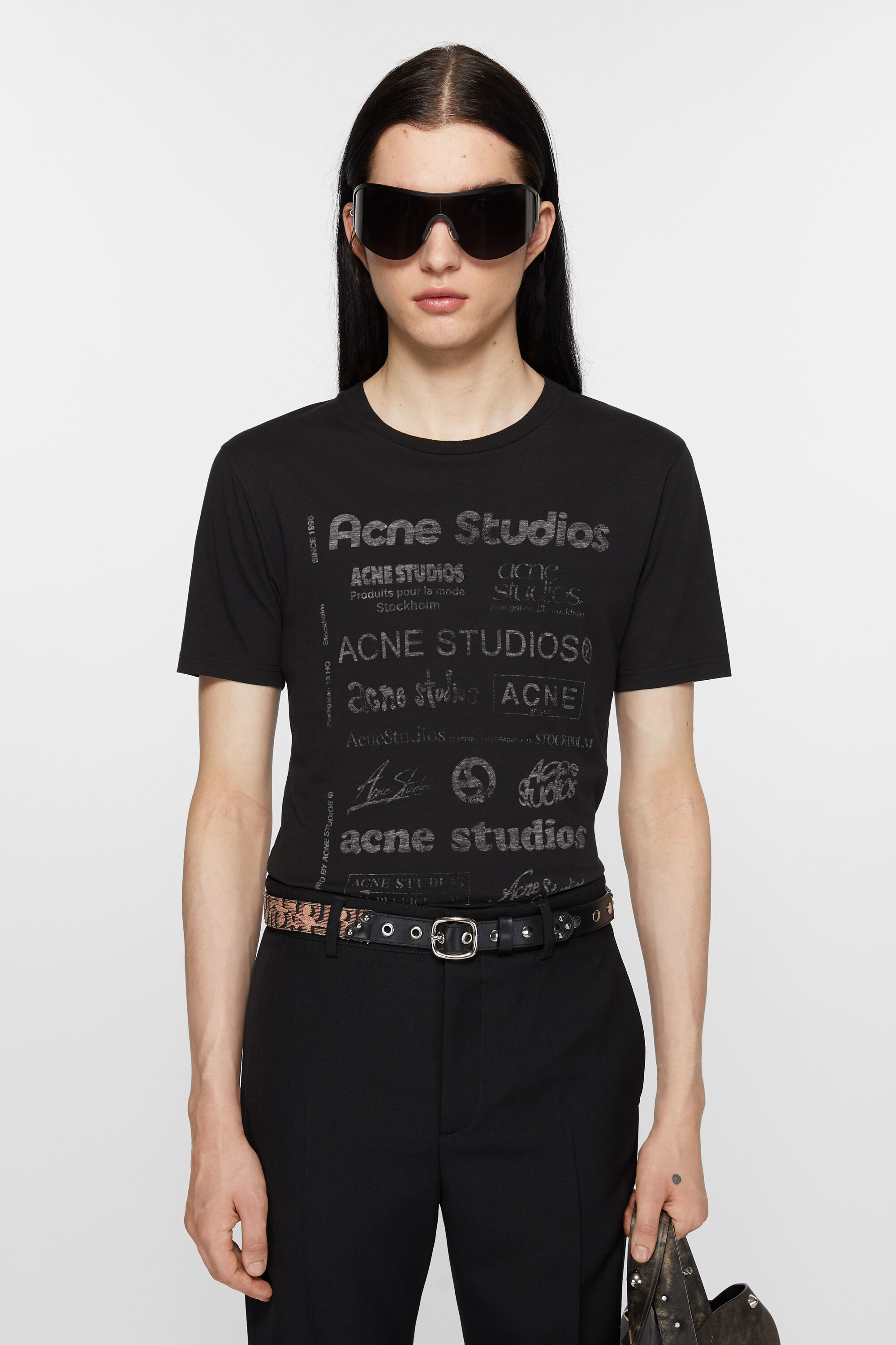 ACNE STUDIOS LOGO T-SHIRT RELAXED FIT-