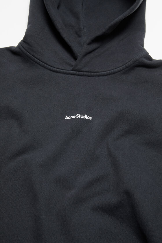 hooded - Studios Black Acne sweatshirt - Logo