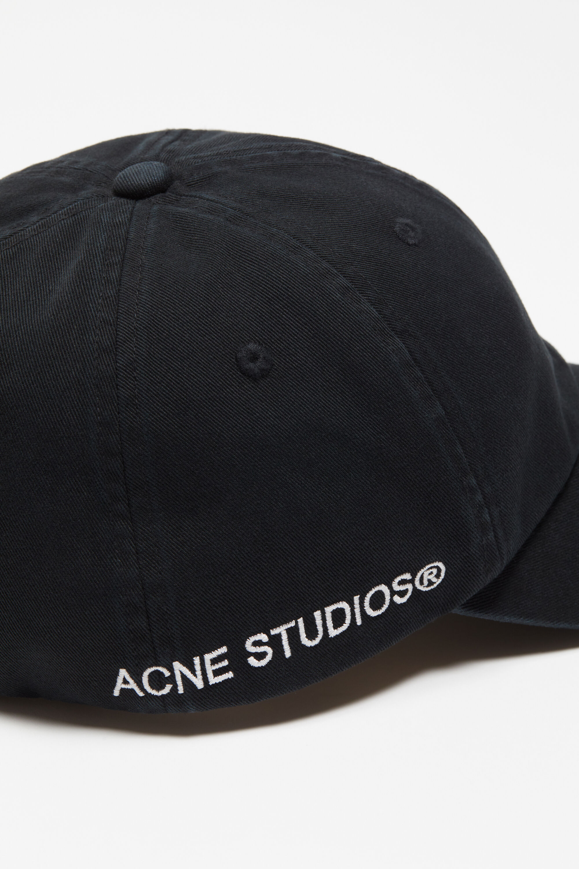 Acne Studios - ツイルキャップ - ブラック