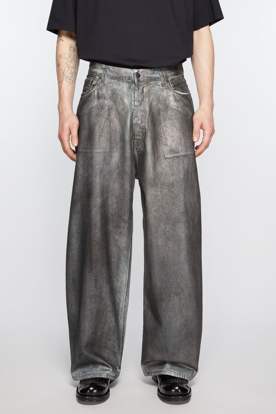 Super Baggy coated jeans