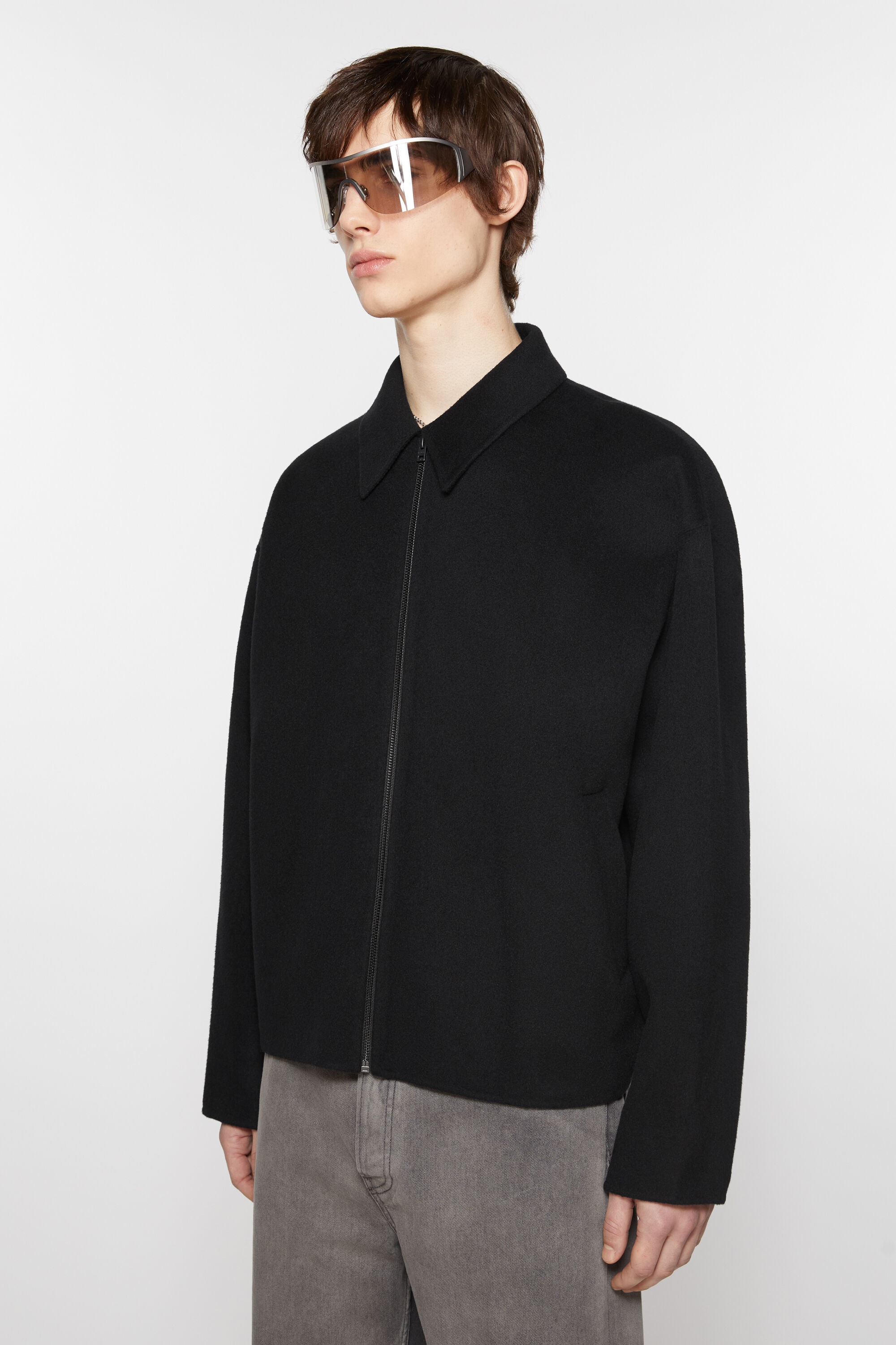 Acne Studios Wool Zip Jacket ウールジャケットフロントジッパー