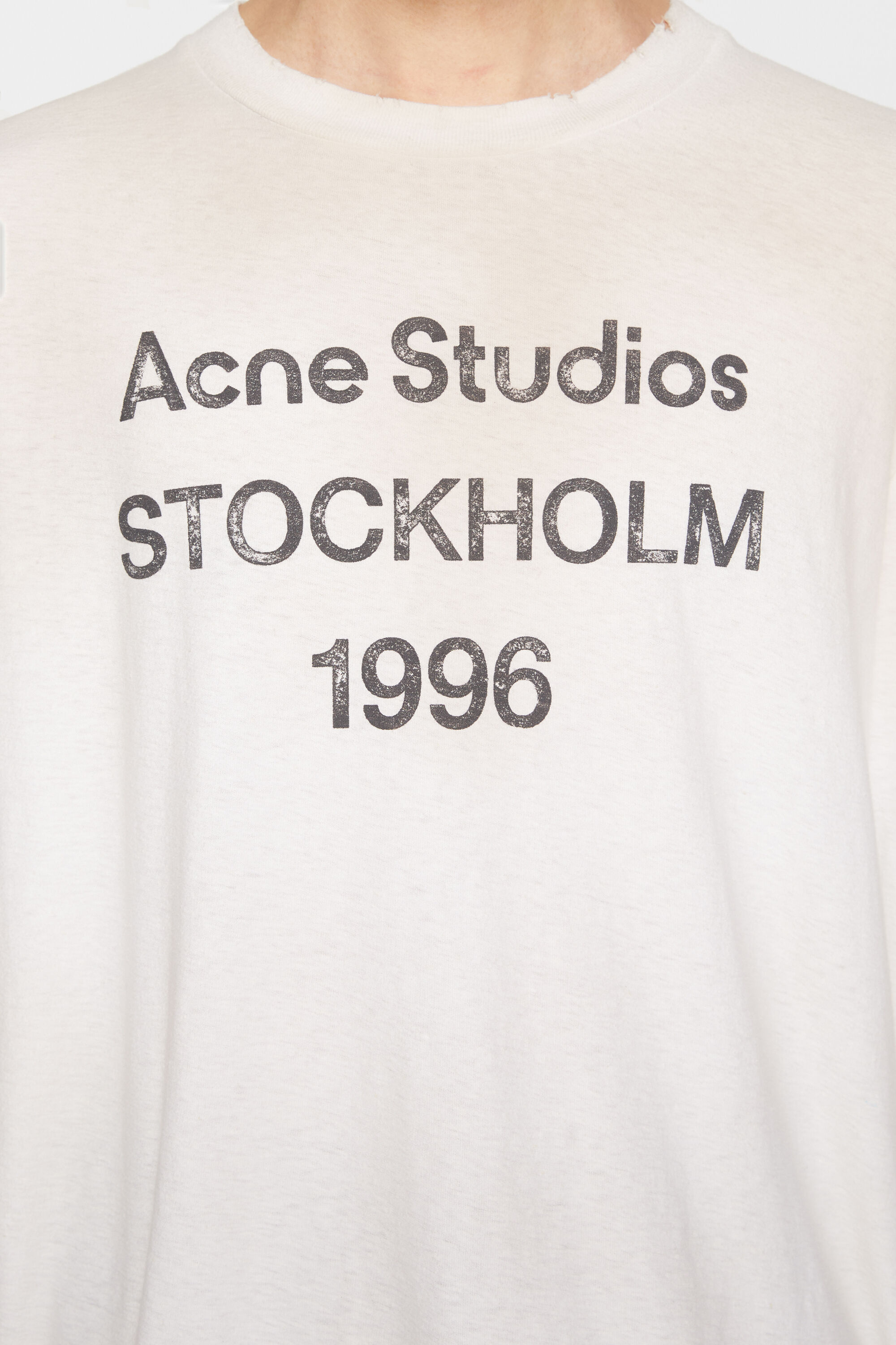 Acne Studios - Logo t-shirt - Relaxed fit - Optic White