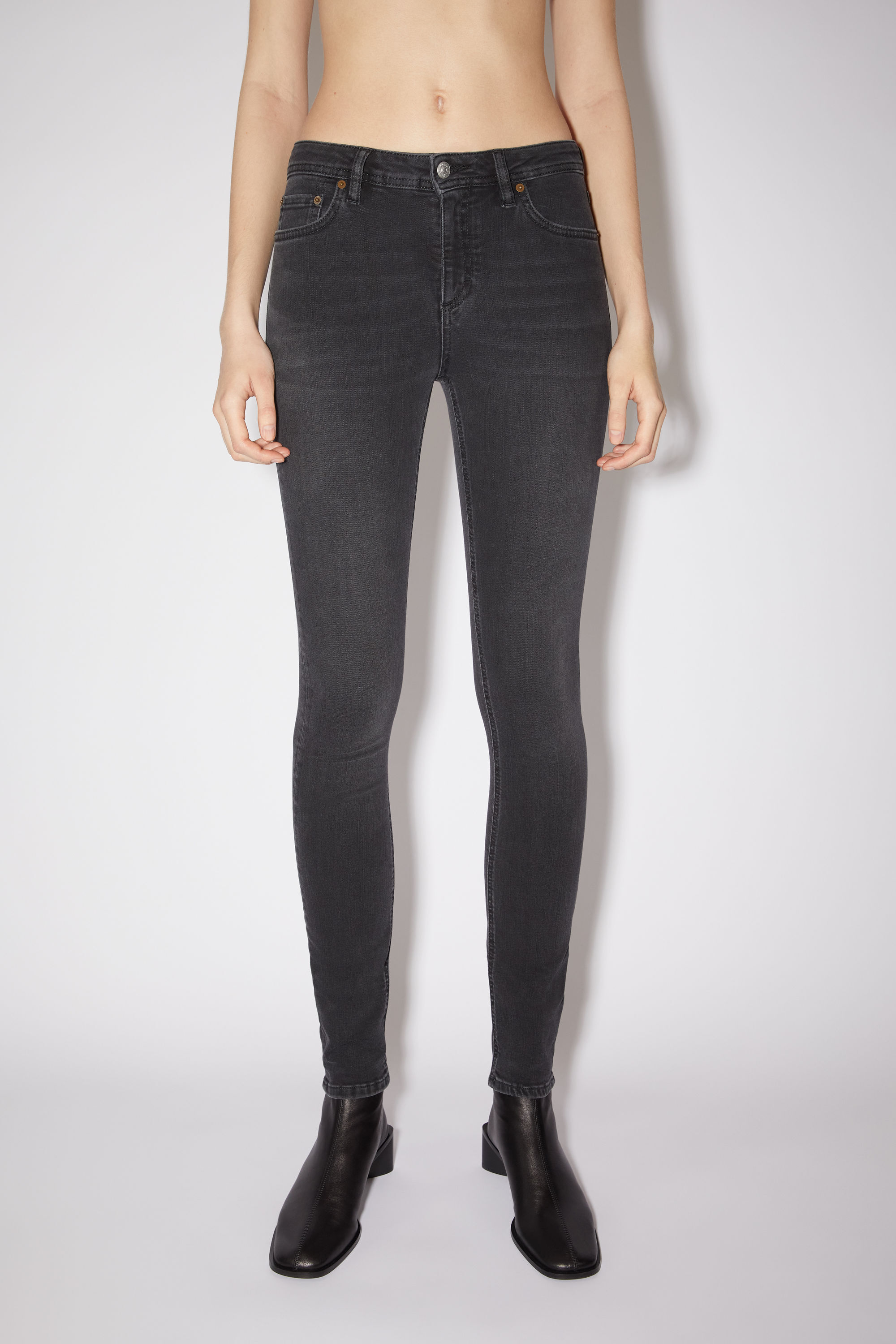 Acne Studios - Skinny fit jeans - Climb - Used black