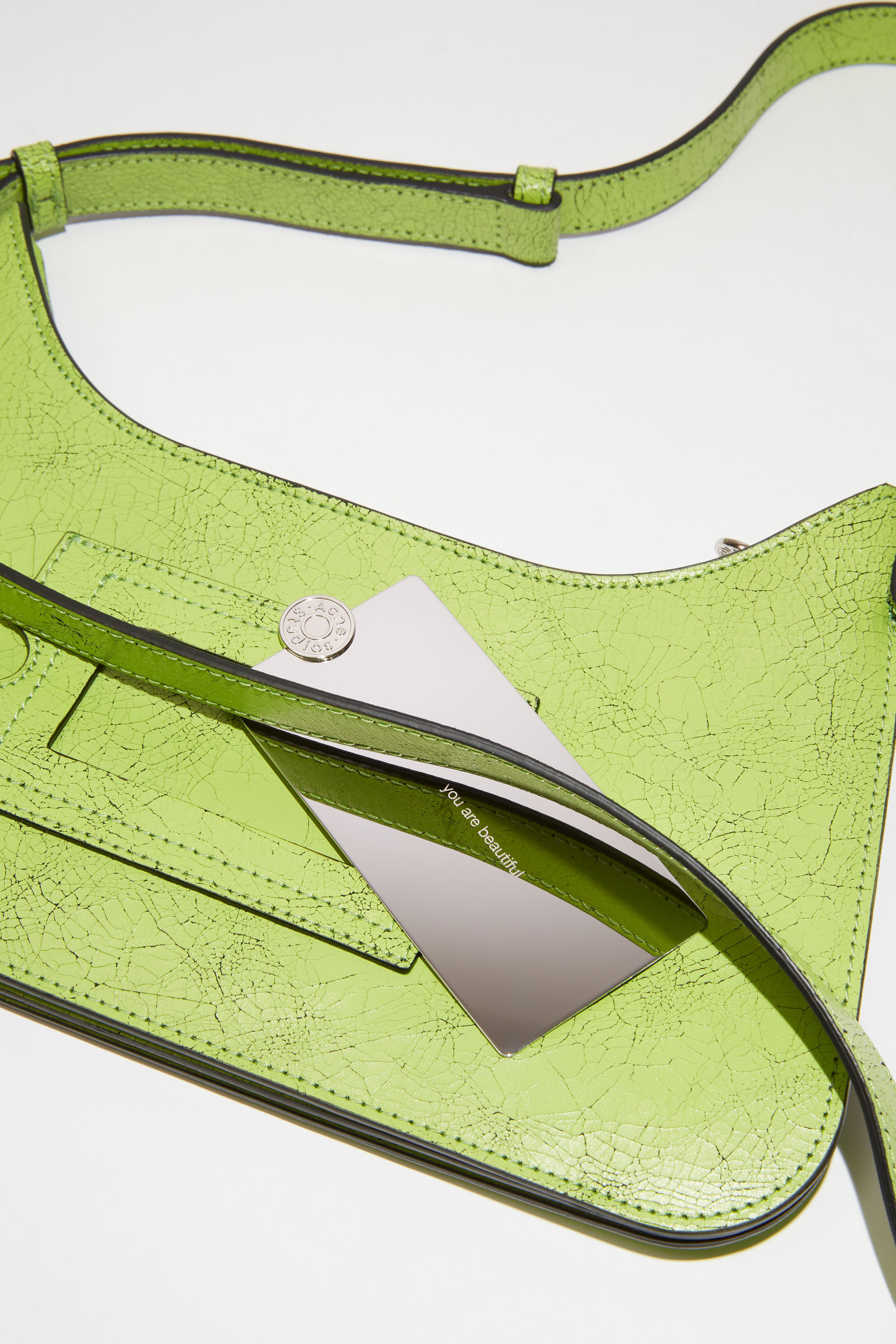 Acne Studios - Platt mini shoulder bag - Lime green