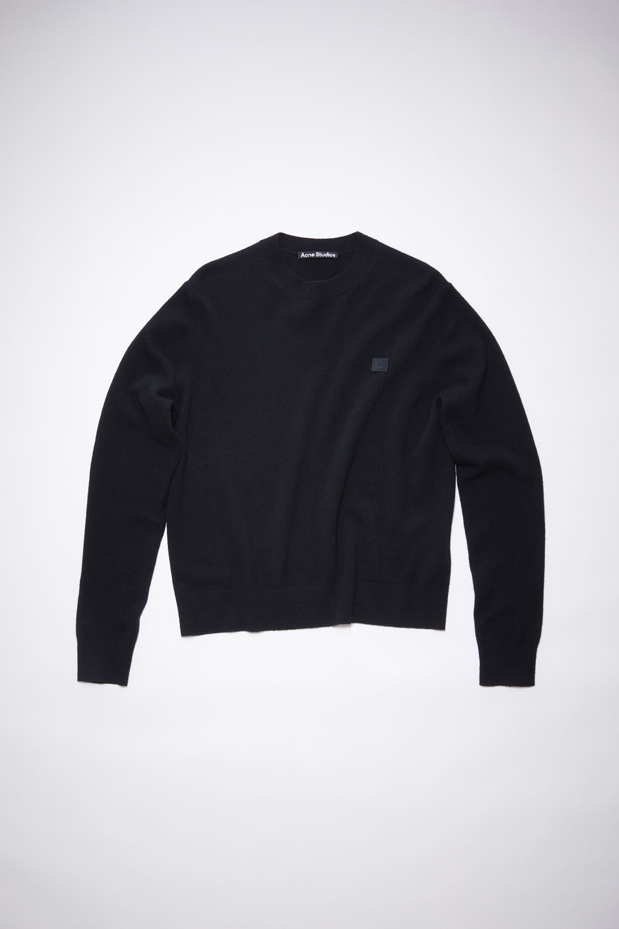 Acne Studios - Wool crew neck sweater - Grey Melange