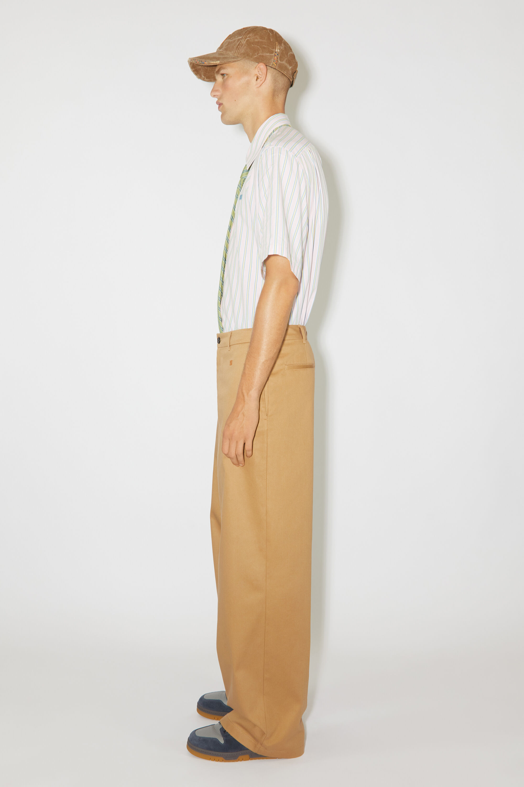 Twill chino trousers