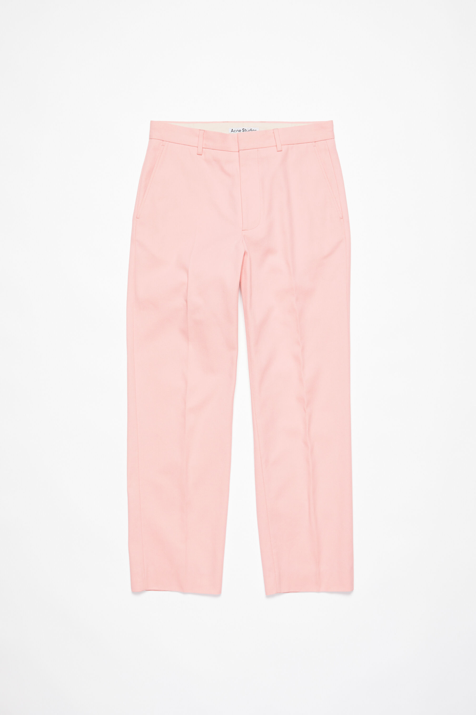Zara Fluid High Waist Trousers in Pale Pink — UFO No More