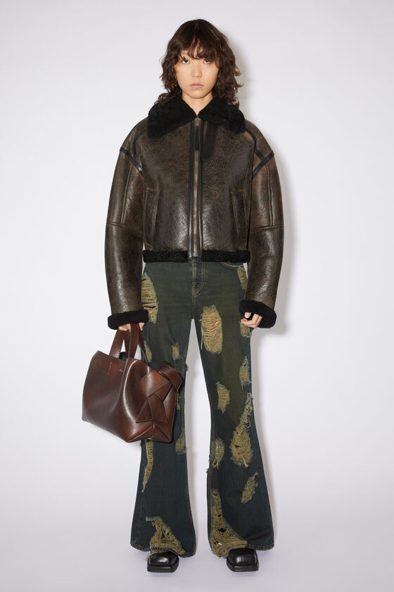 Lewis Leather Jacket by Acne Studios- La Garçonne