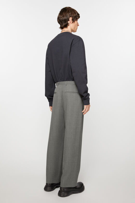 Flared wool pants in grey - Our Legacy