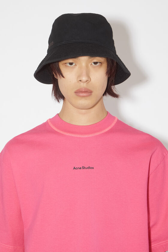 Acne Studios t-shirt - Logo Pink - Neon