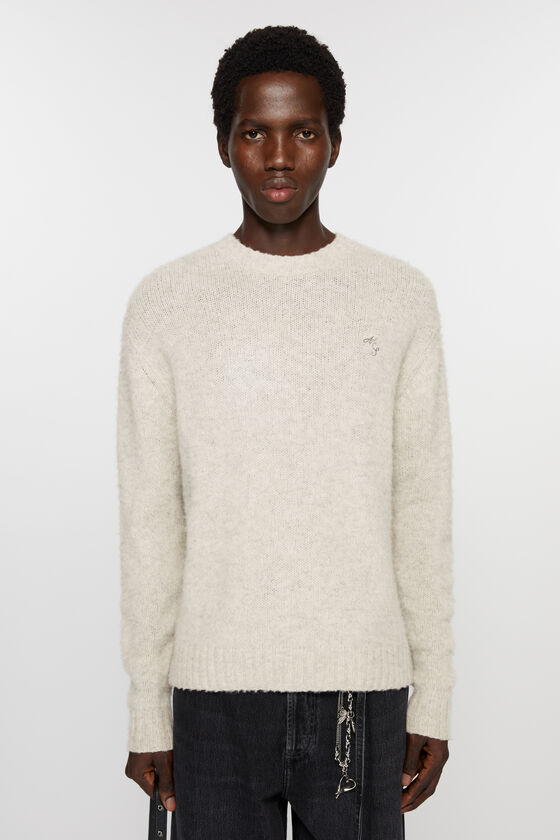 Men's sweater - light grey/melange E121