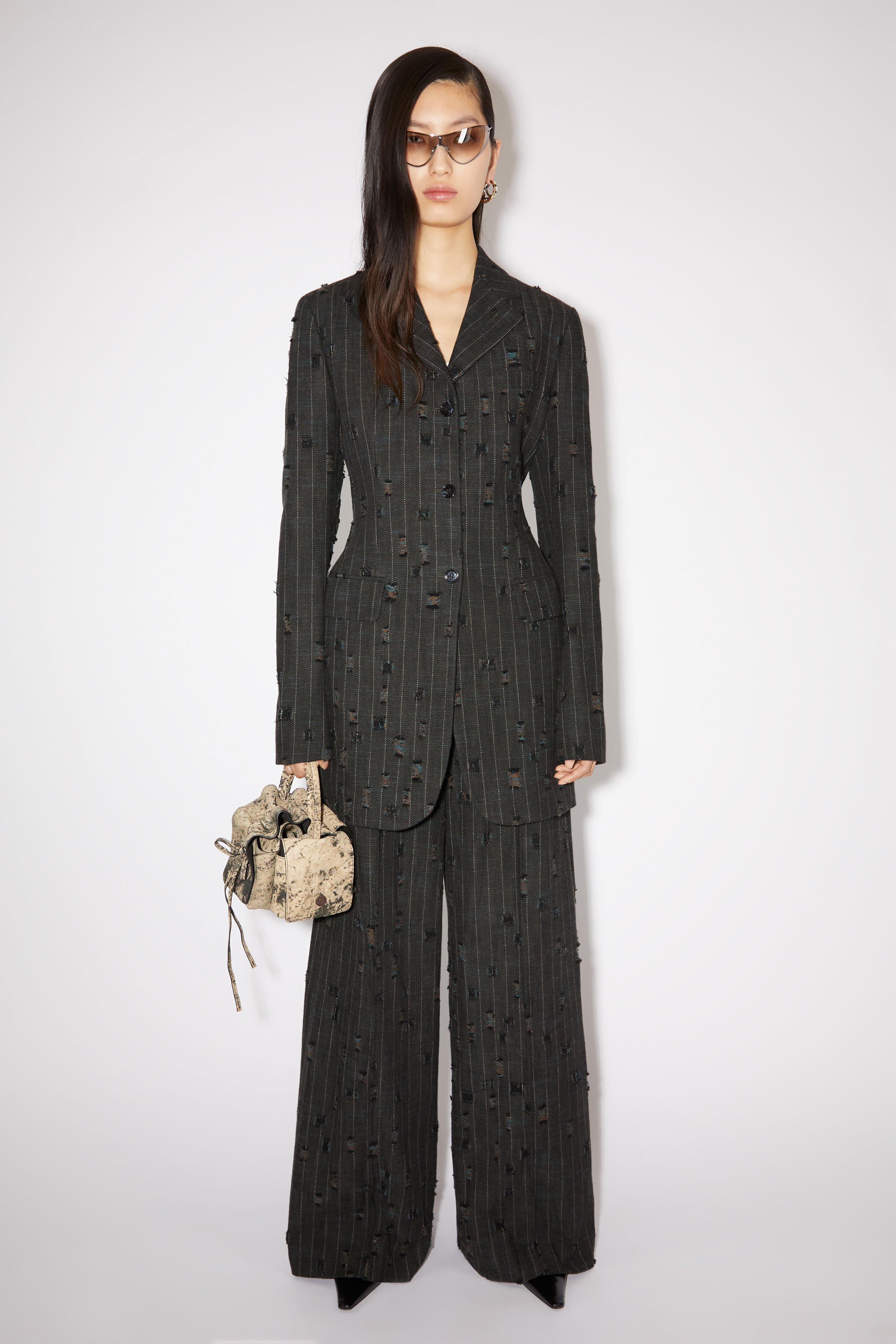 Acne Studios - Fitted suit jacket - Anthracite grey