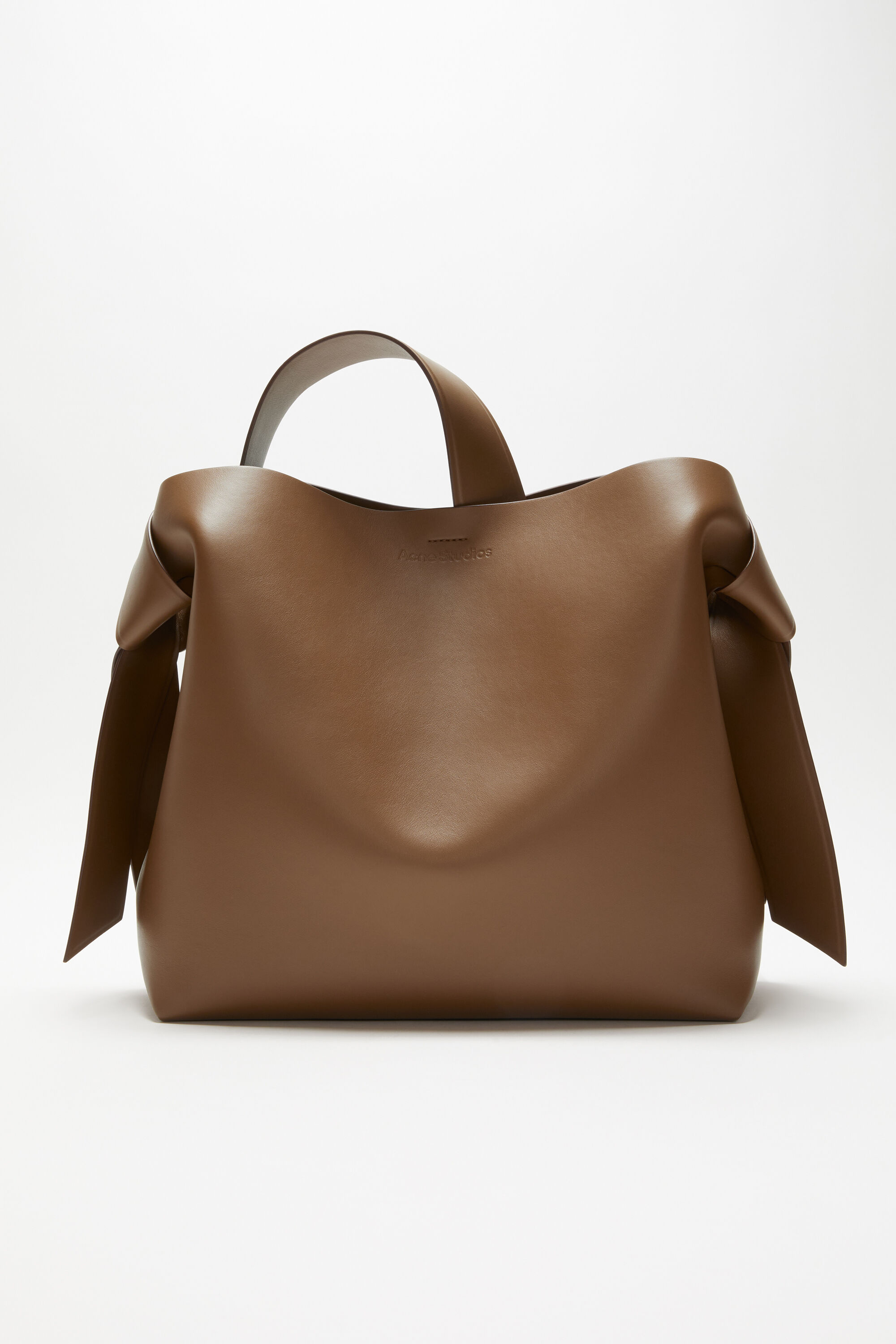 Black Platt cracked-leather hobo shoulder bag | Acne Studios | MATCHES UK