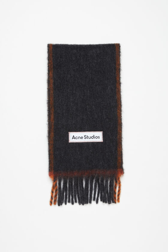 Acne Studios Woll-Mohair-Schal – Schmal