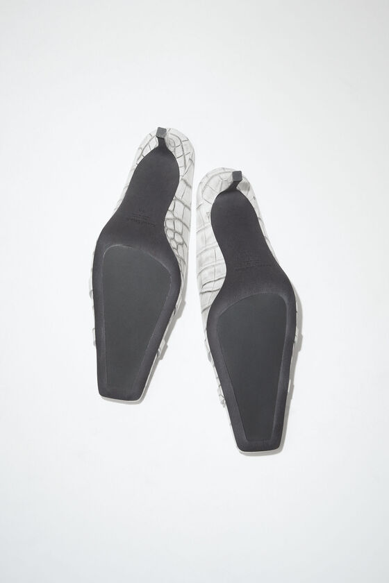 Acne Studios - Leather heel mules - Off white