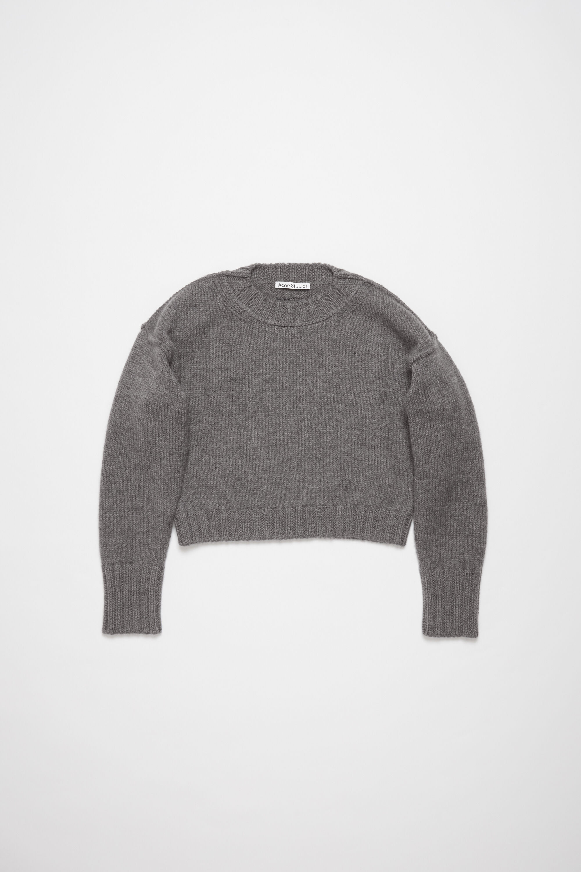 Acne Studios - Crew neck wool jumper - Dark grey