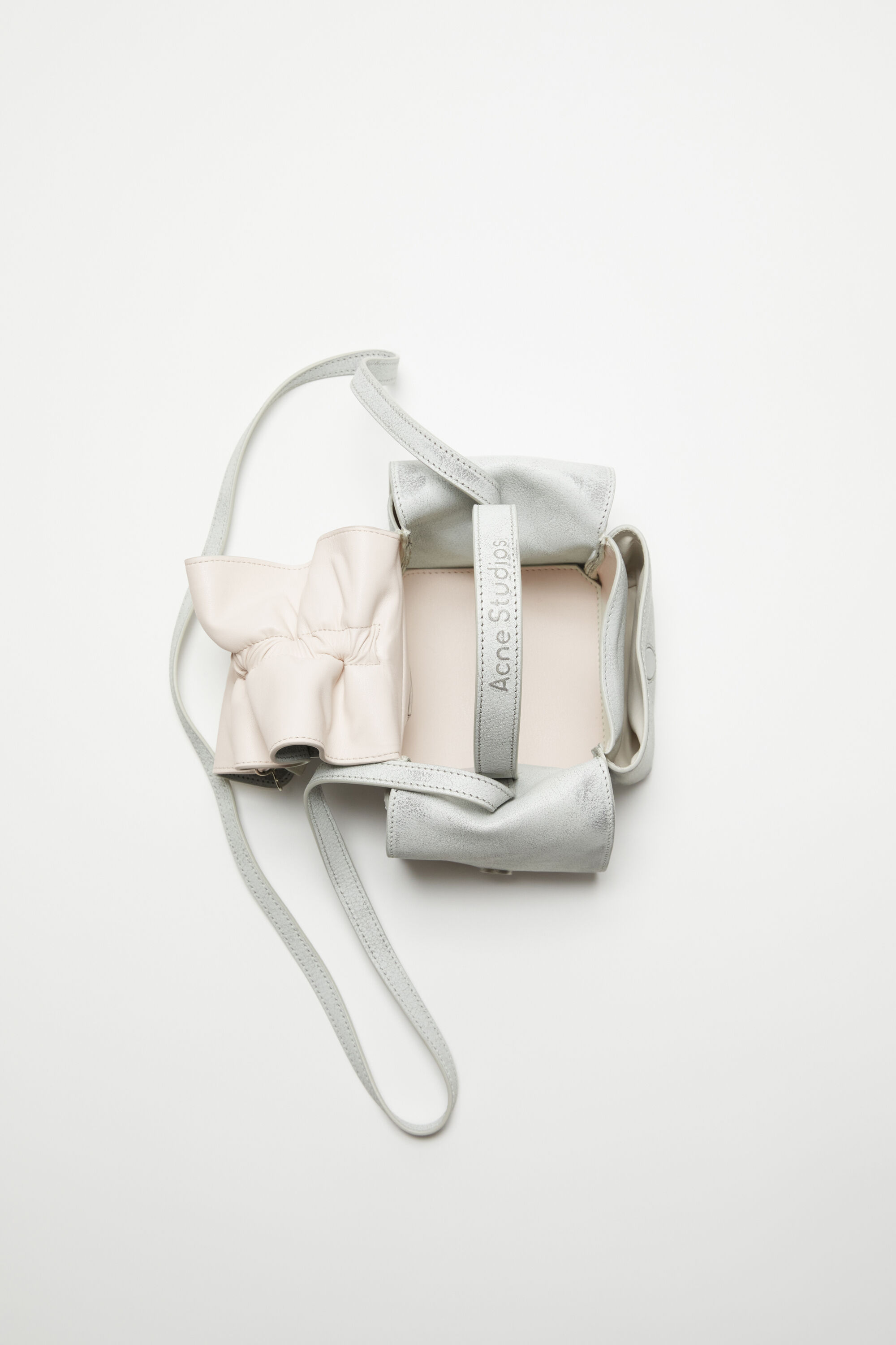 Acne Studios - Multipocket mini bag - White/grey