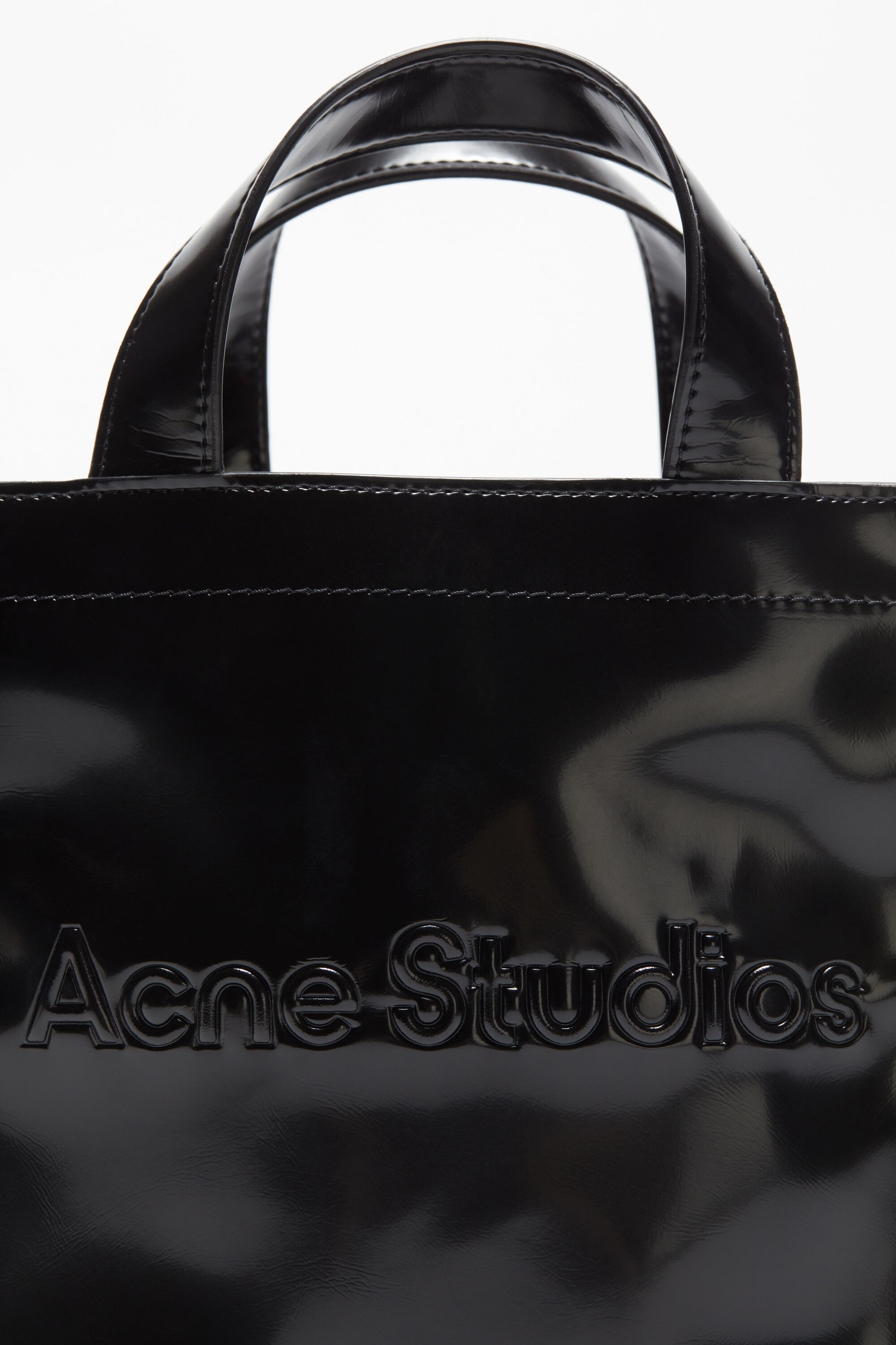 Acne Studios - ロゴミニショルダー トートバッグ - ブラック