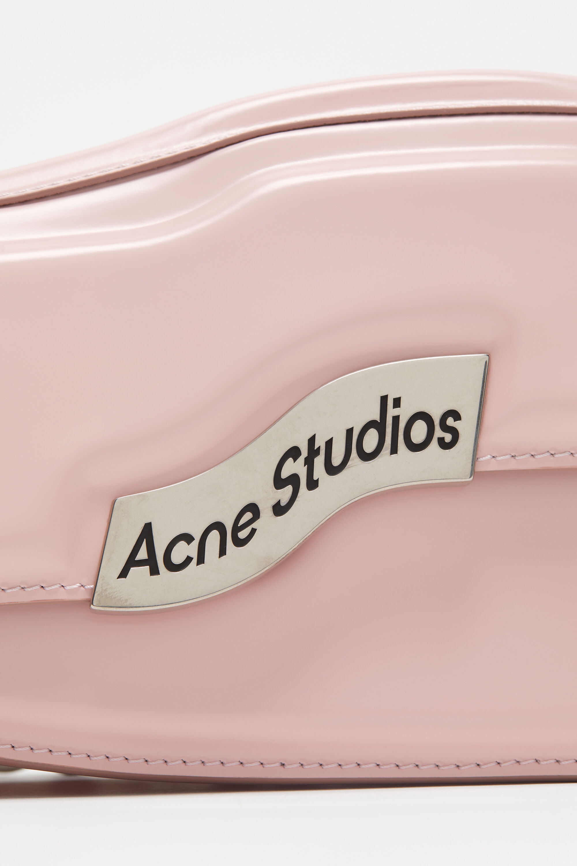 Acne Studios - Distortion wavy mini bag - Pastel pink