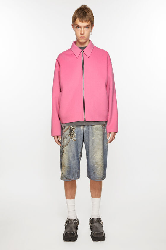 Acne Studios Jacke mit Reißverschluss aus Wolle