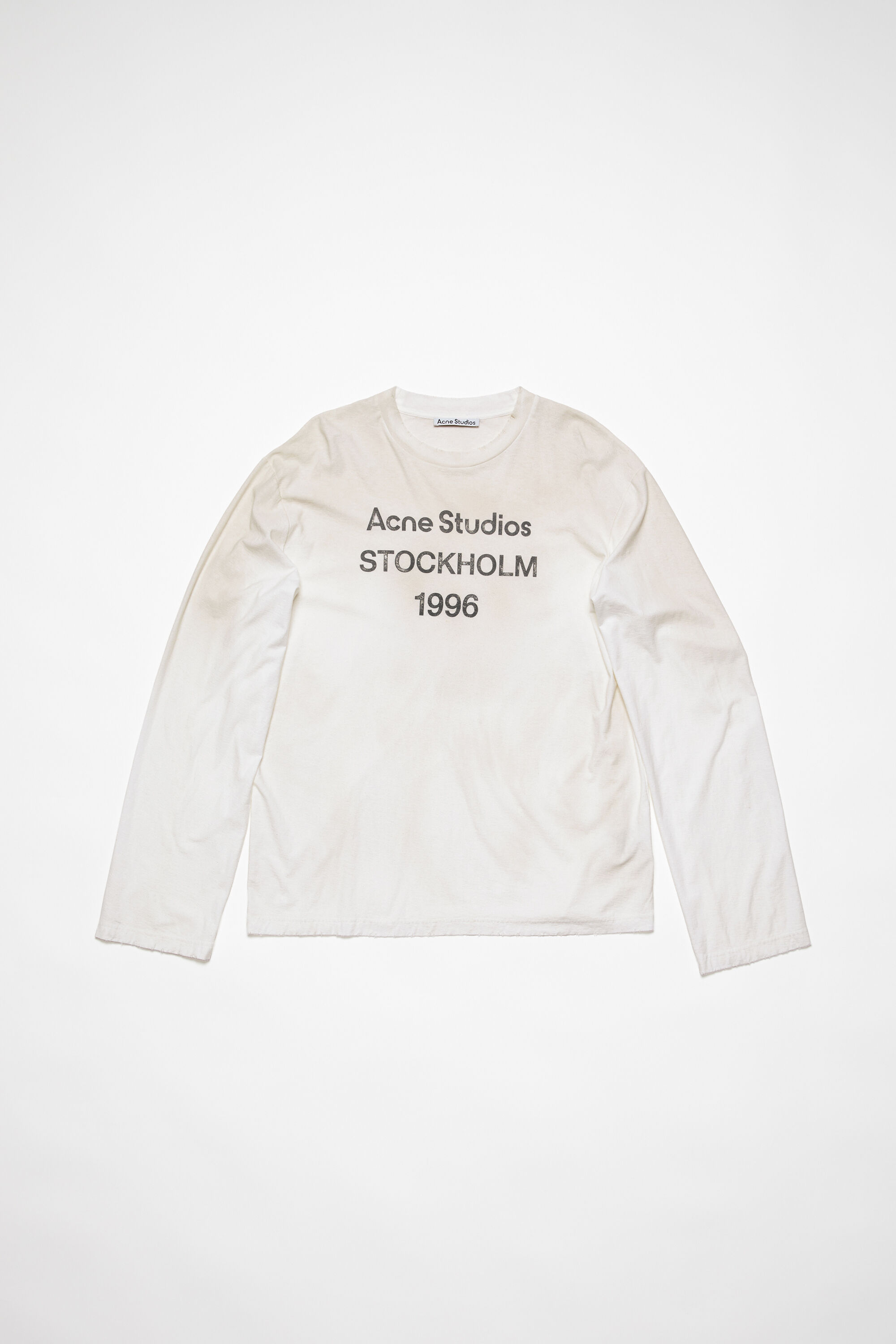 8,600円AcneStudios ホワイト　ロンTシャツ