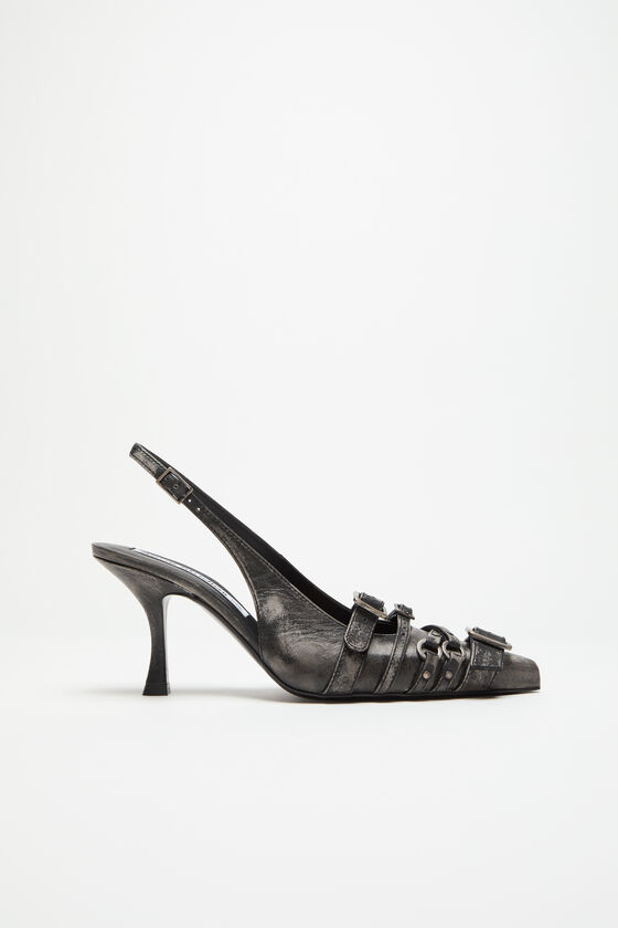 Acne Studios Slingbacks aus Leder mit Absatz