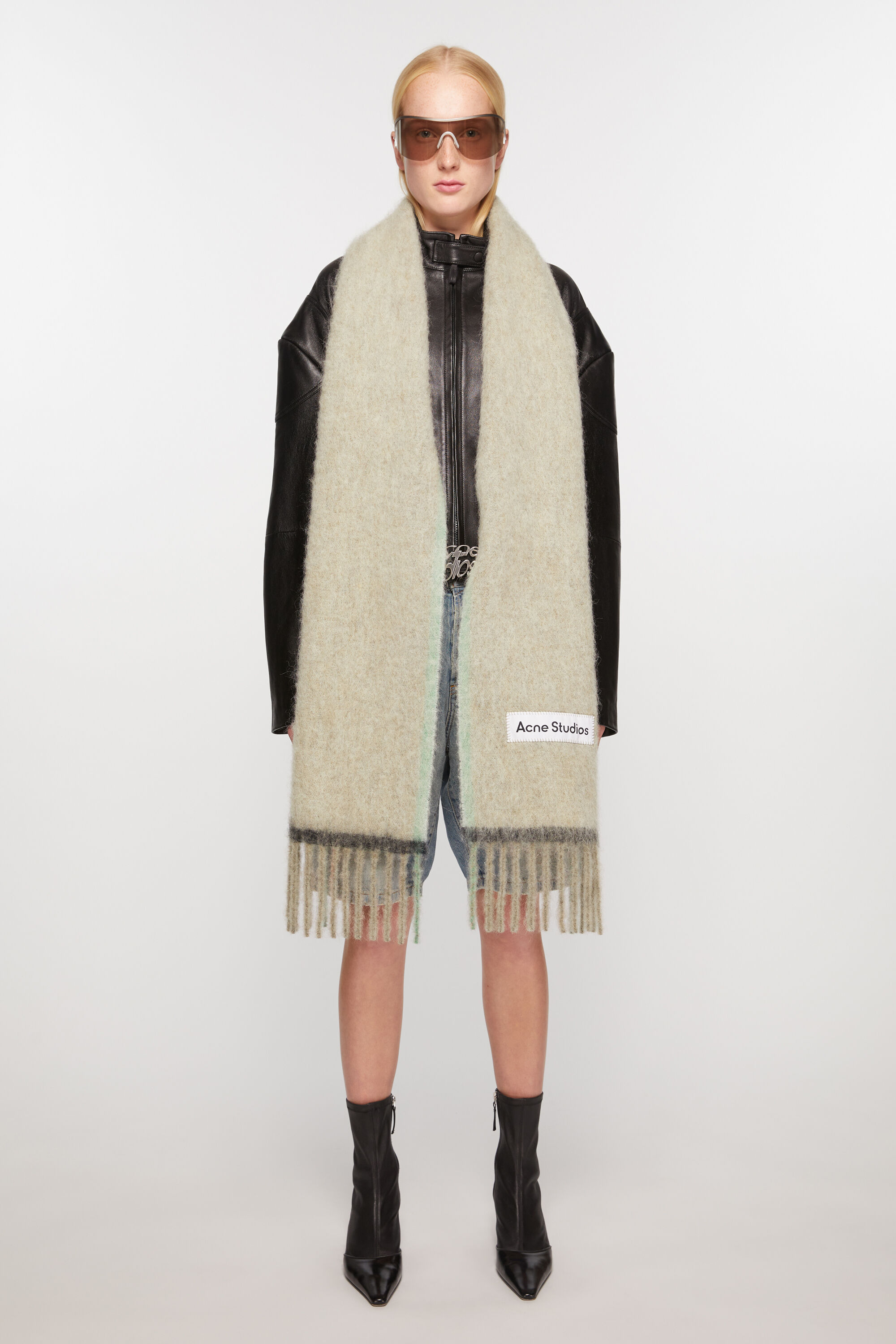 Wool mohair scarf - Narrow