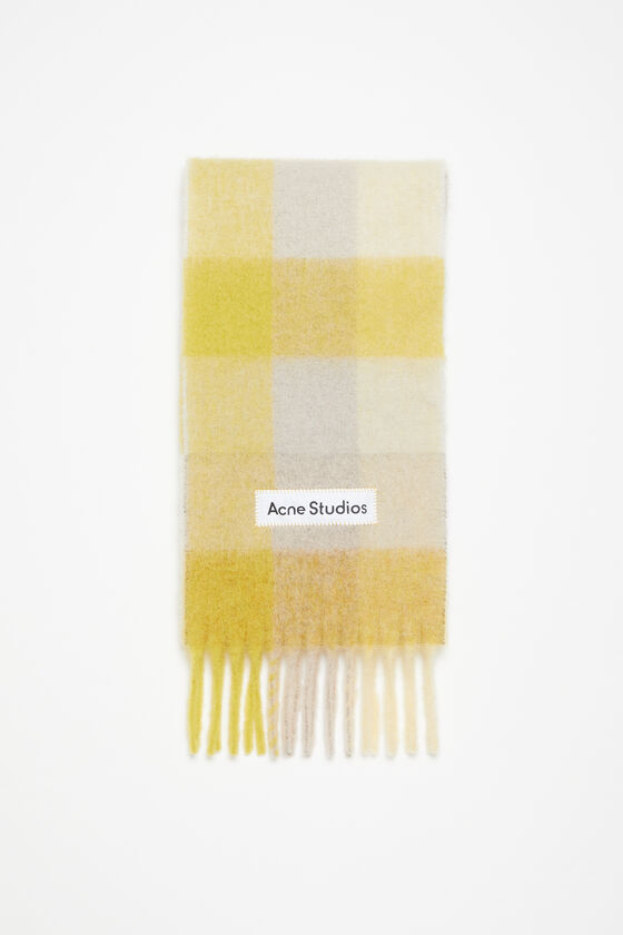 Acne Studios Karierter Schal aus Mohair