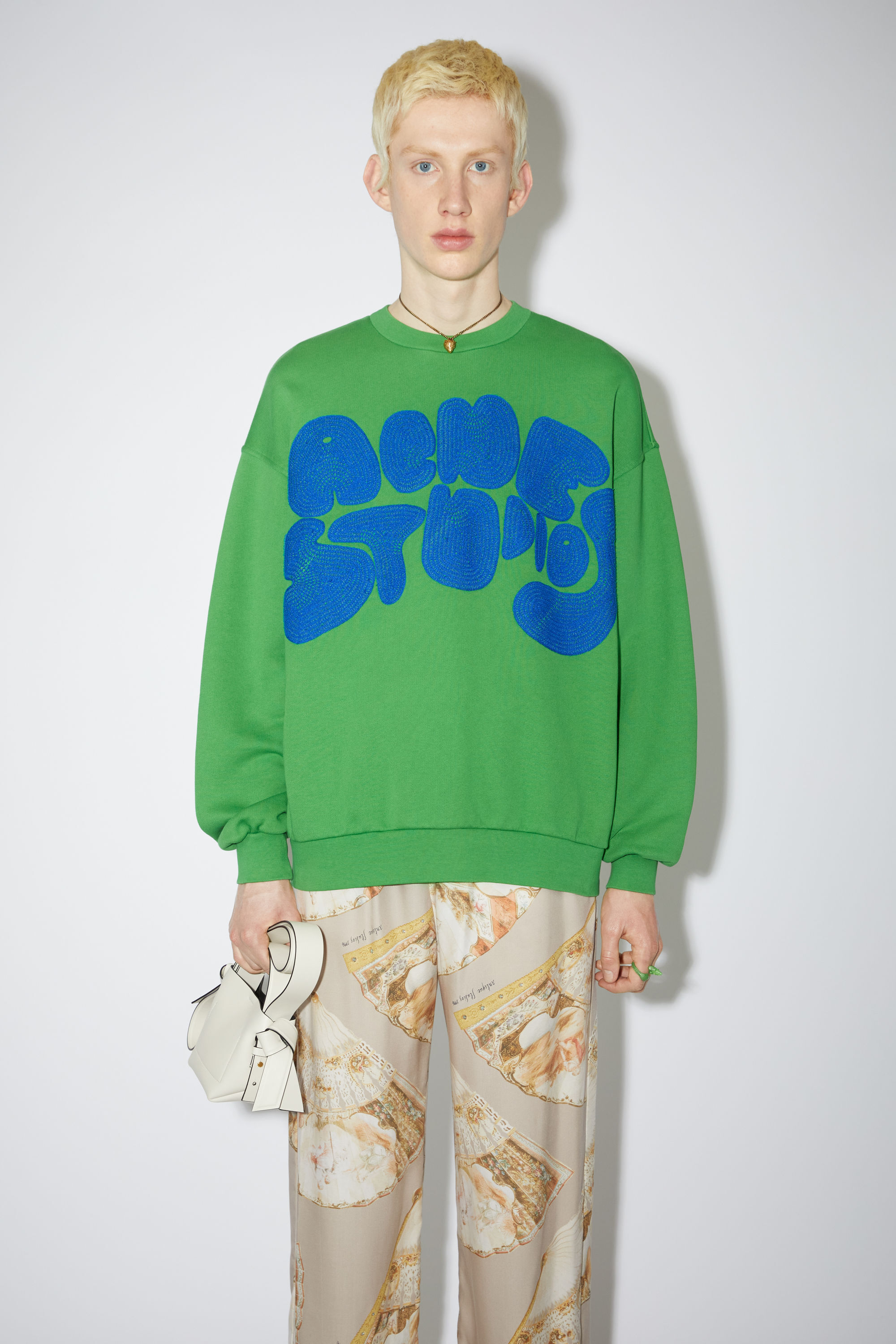 Acne Studios バブルロゴ クルーネックセーター-