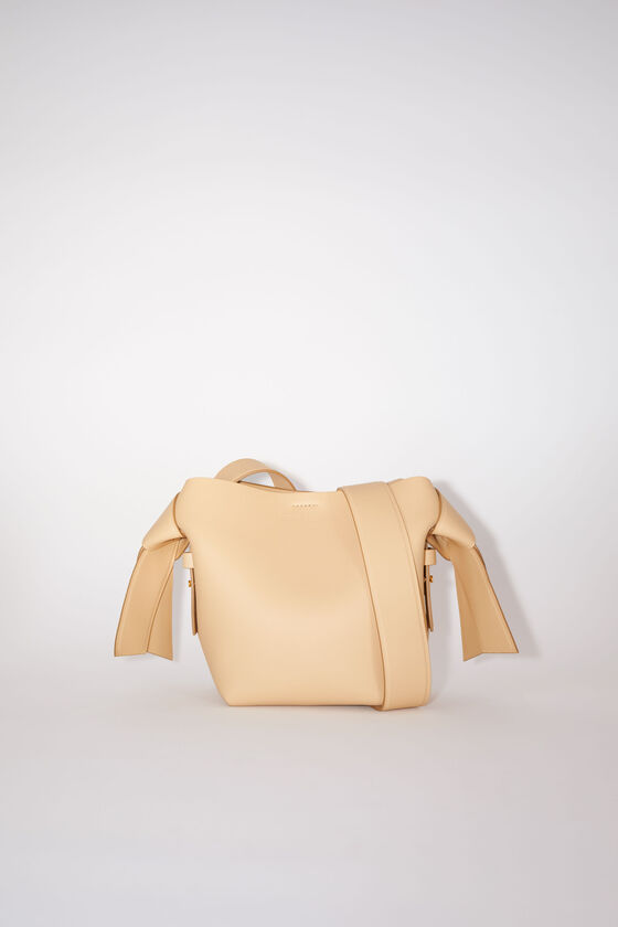Musubi Medium Leather Shoulder Bag in Brown - Acne Studios