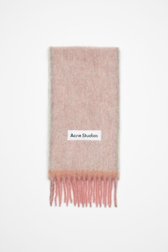 Acne Studios Woll-Mohair-Schal – Schmal