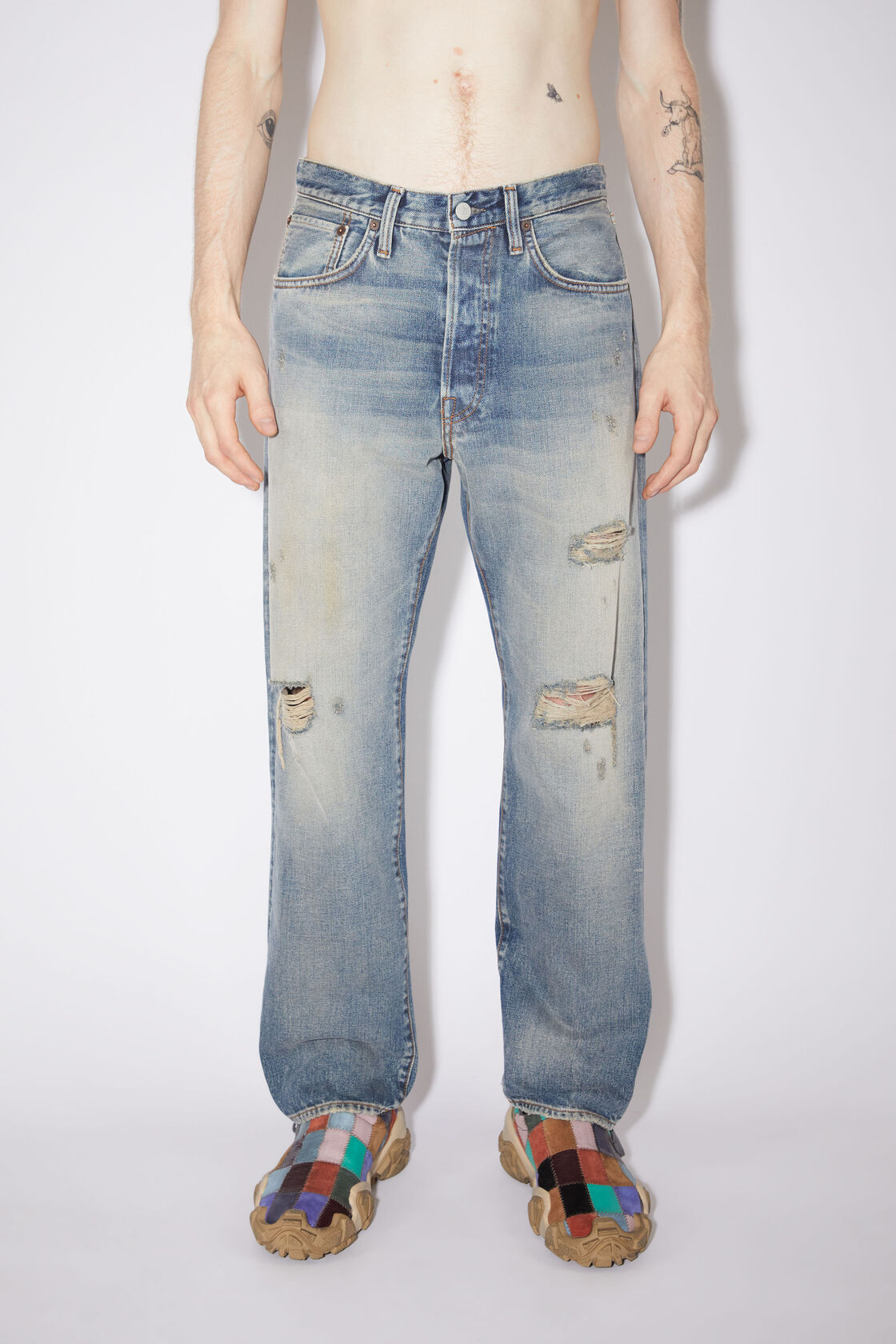 Acne Studios - Relaxed fit jeans - 2003 - Mid blue