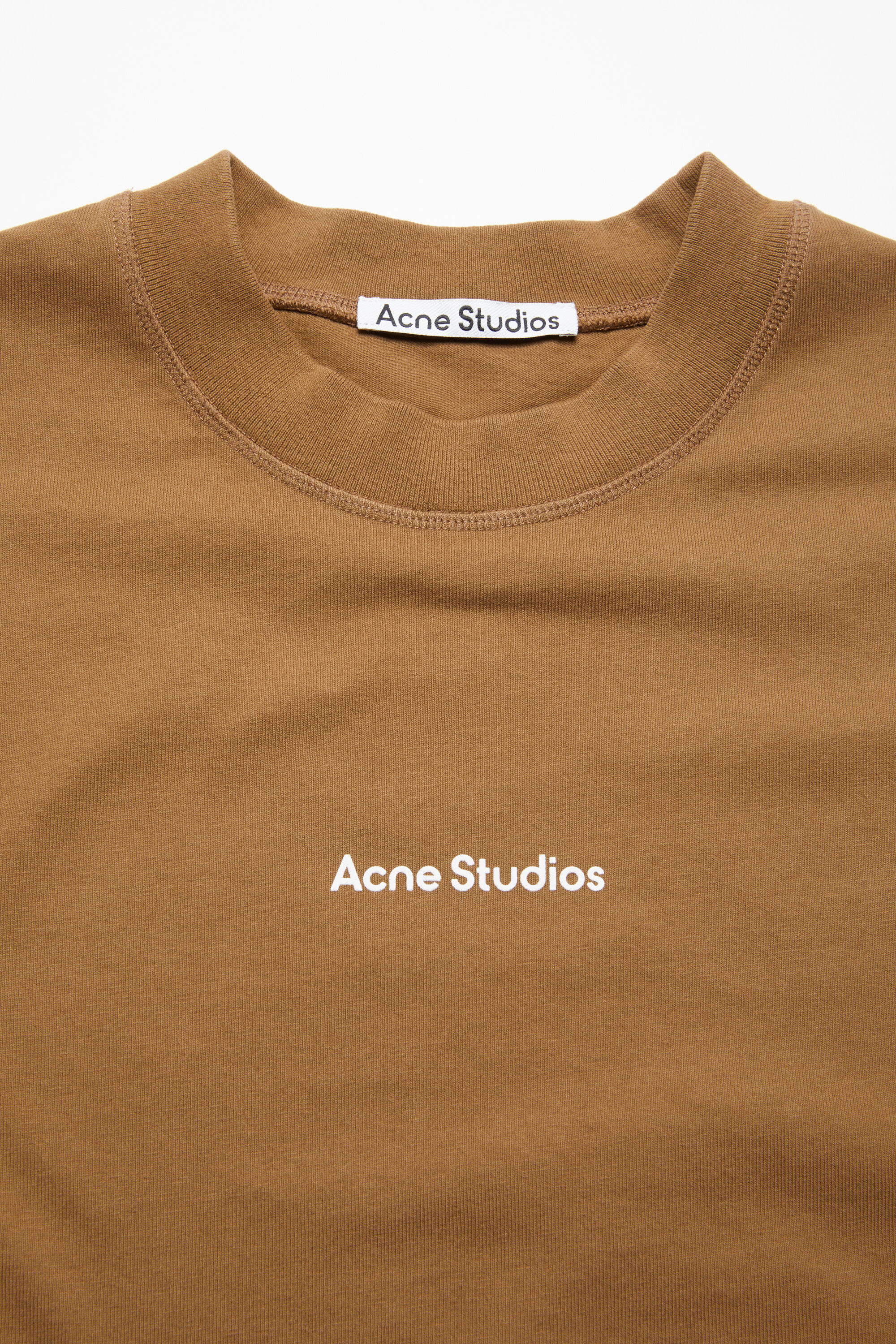 Acne Studios - Tシャツロゴ - マッドベージュ