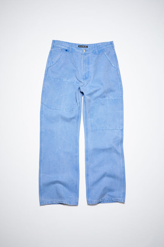Acne Studios - Pantaloni di tela con toppe - Azzurro chiaro