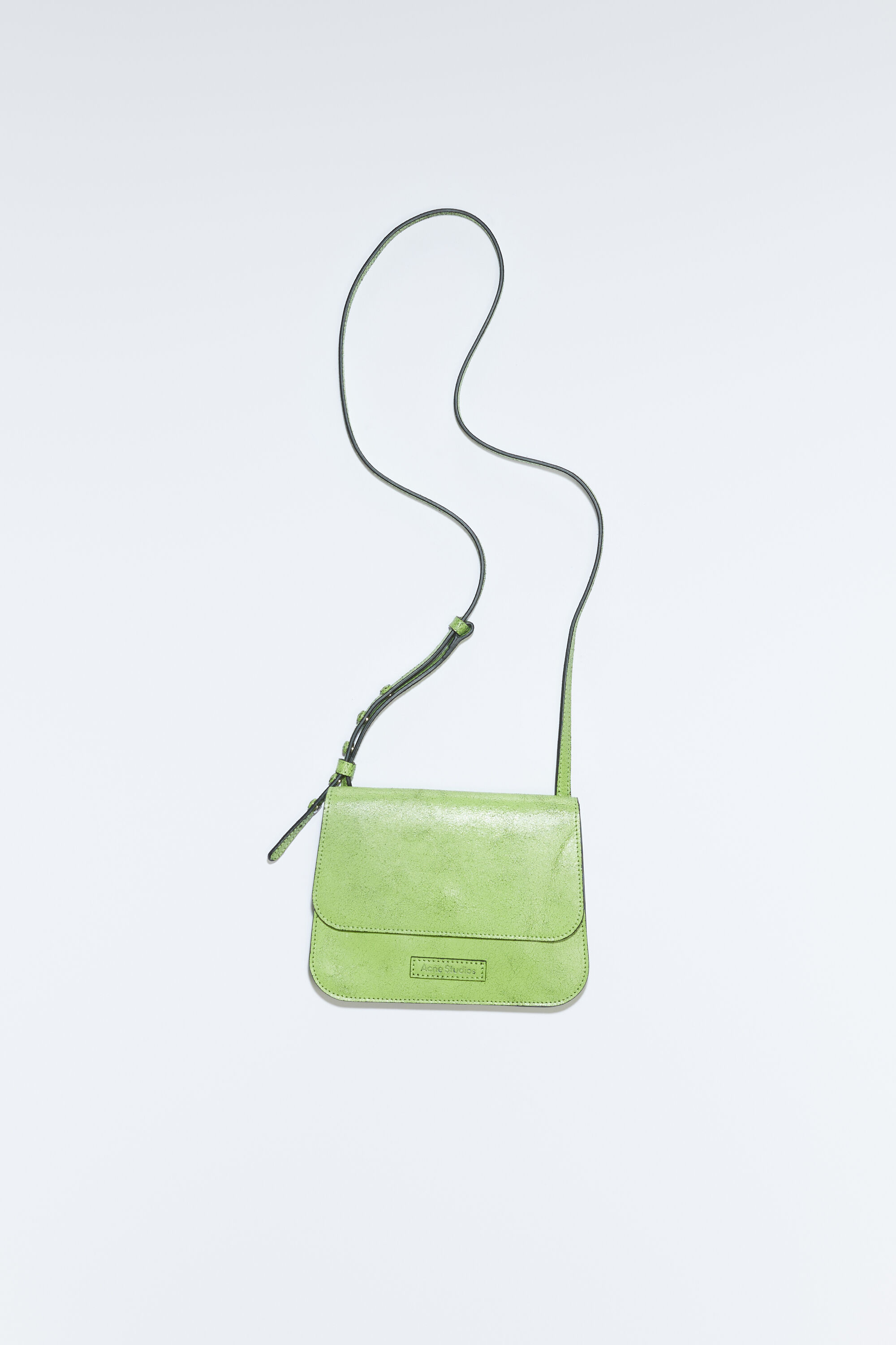 Acne Studios - Platt crossbody bag - Lime green