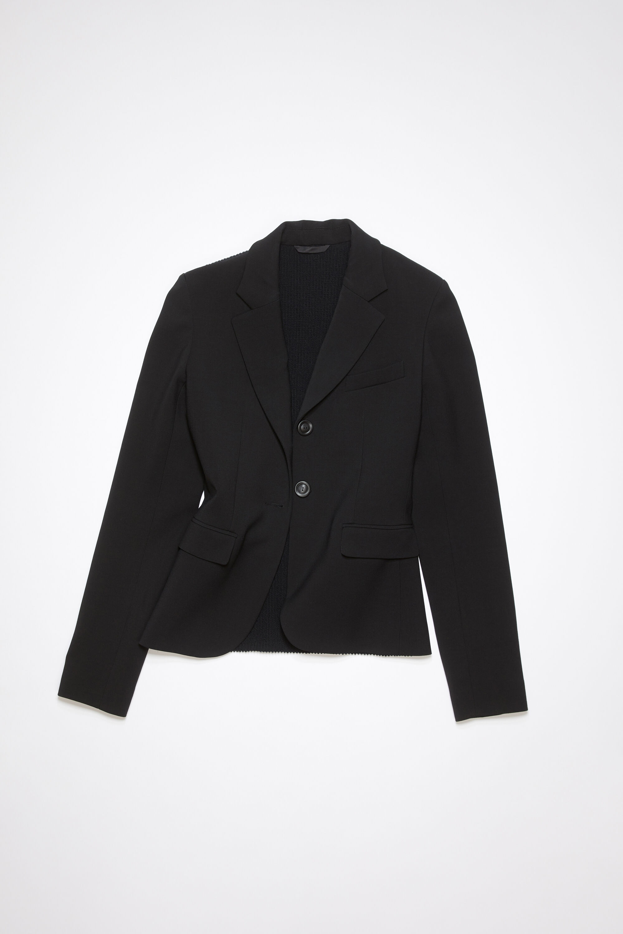 【未使用級品】Acne Studios シングルブレスト スーツジャケット 黒肩幅45cm