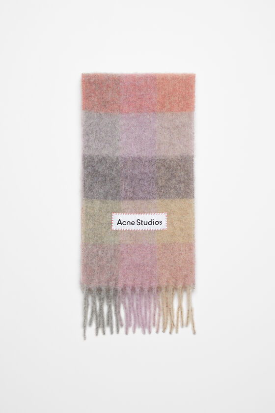 Acne Studios Karierter Schal aus Mohair