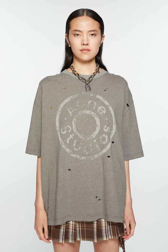 Acne Studios Logo-T-Shirt – lockere Passform