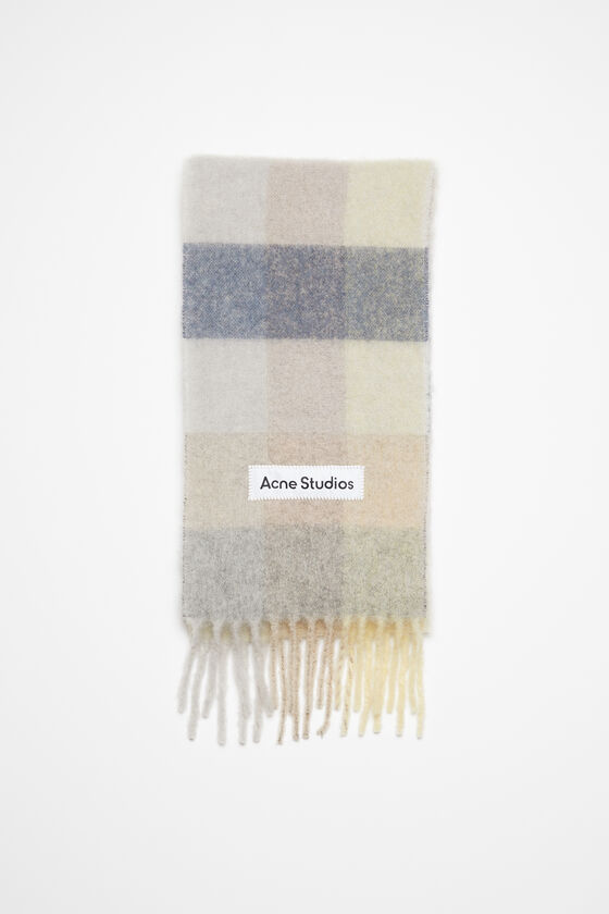 Acne Studios Karierter Schal aus Mohair