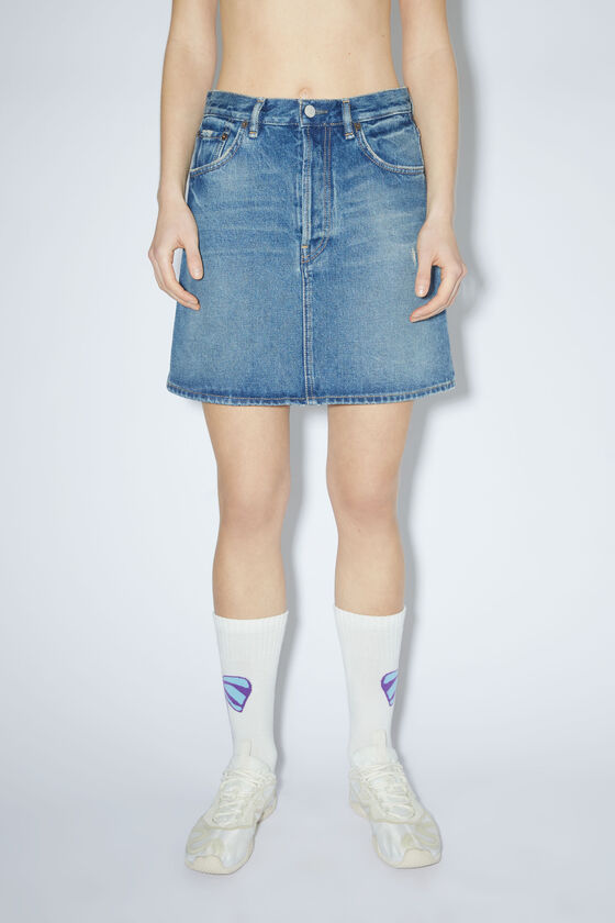 Acne Studios - Denim mini skirt - Mid Blue
