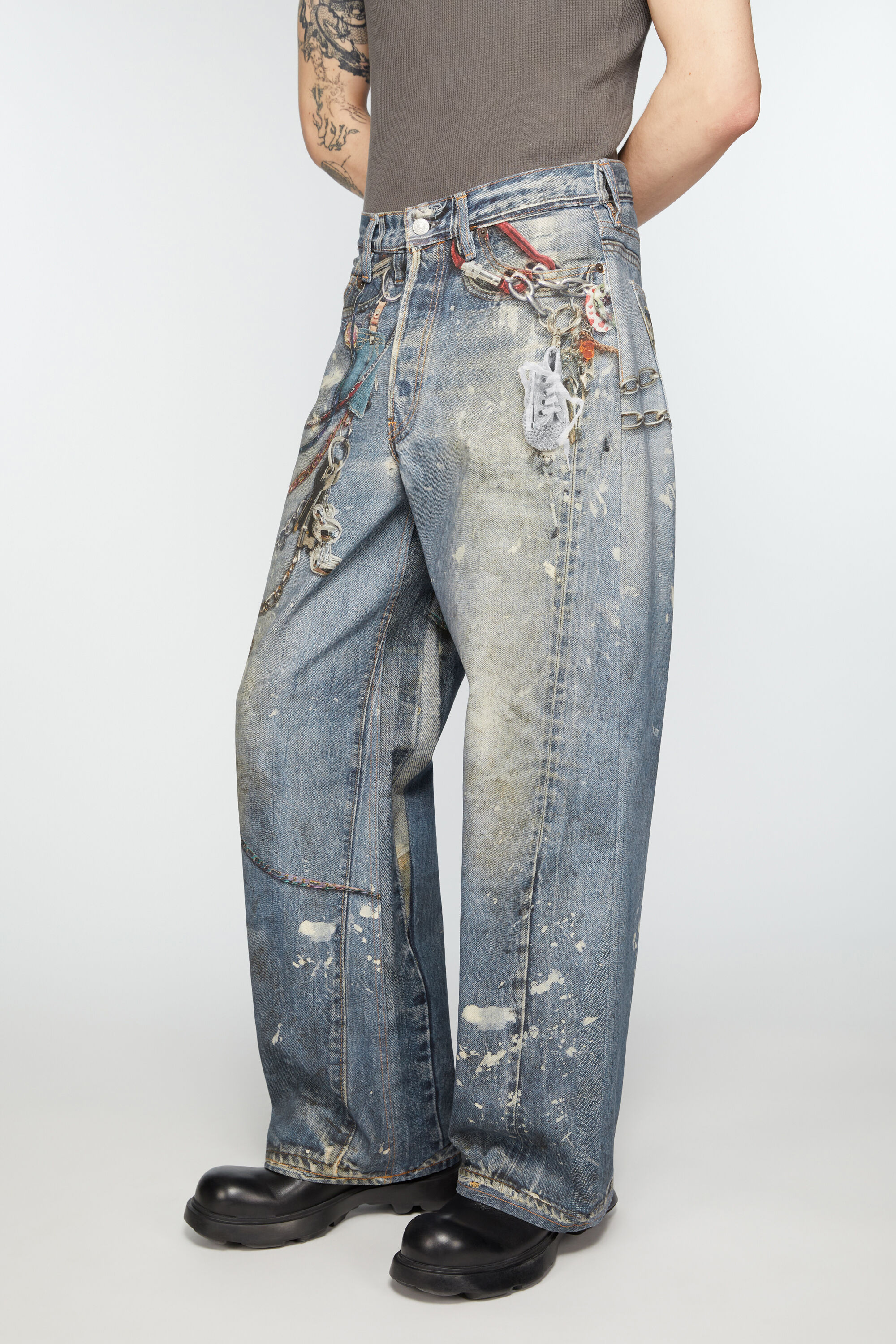 Acne Studios - Loose fit trousers - 1981M - Mid Blue